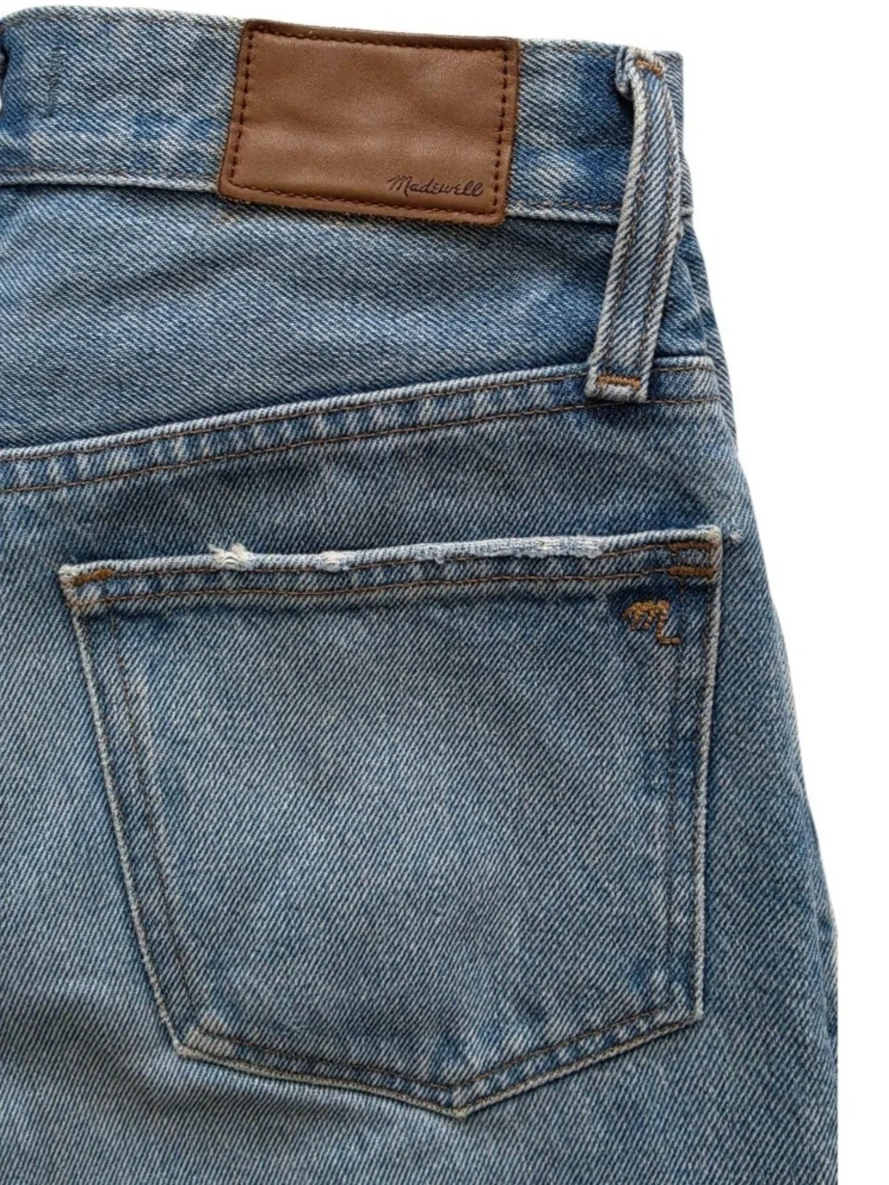 Madewell The Perfect Vintage Jean Light Wash High Rise Straight Women's Sz 25